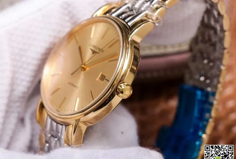 Longines Presence L4.921.2.32.7 RM Factory 1:1 Best Edition Replica Watch Gold Dial
